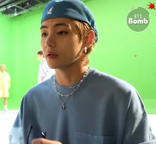 Taehyung’s Dynamite Style Heart Shape Necklace
