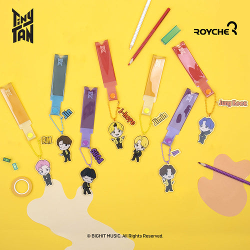 TinyTAN Official Acrylic Hand Strap Keyring Butter Ver.