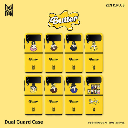 TinyTAN Official BUTTER Dual Guard Case Galaxy Z FLIP 3