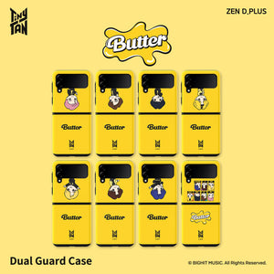 TinyTAN Official BUTTER Dual Guard Case Galaxy Z FLIP 3