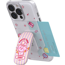 BT21 Official Party Time Click Stand Tok Clear Slim Card Case( iPhone and Galaxy)