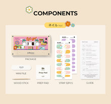 BTS Official Jellymix Collaboration PLAY THE Dynamite Gel Nail Strip
