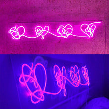 BTS Love Yourself Hearts Neon Light Sign