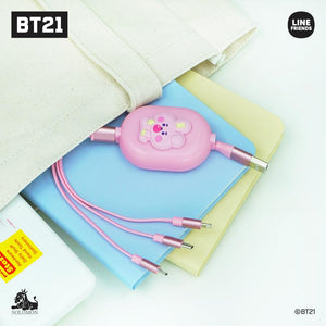 BT21 JAPAN - Official Jelly Candy 3 in 1 Cable