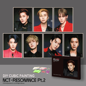 NCT Official Resonance Official DIY Cubic Painting + Photocard (Free Express Shipping)