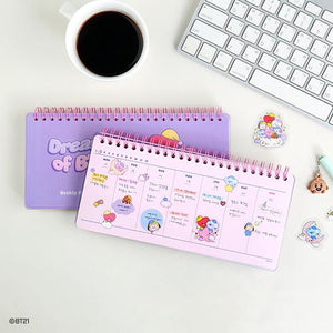 BT21 Official Weekly Planner Dream of Baby Ver