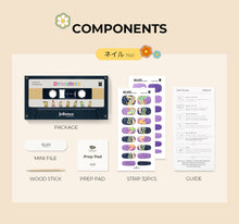 BTS Official Jellymix Collaboration PLAY THE Dynamite Gel Nail Strip