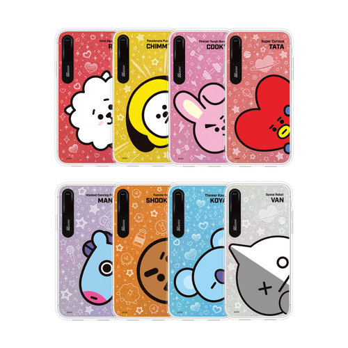 [BT21] SNEAK PEEK GRAPHIC LIGHT UP CASE (HYBRID) FOR IPHONE