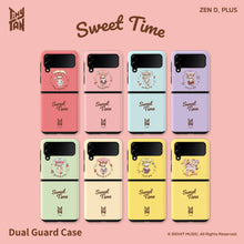 TinyTAN Official SWEET TIME Clear Dual Guard Case Galaxy Z FLIP 3