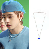 Taehyung’s Dynamite Style Heart Shape Necklace