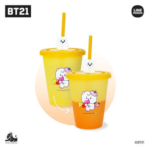 BT21 JAPAN - Official Baby Color Changing Tumbler 470ml + Straw