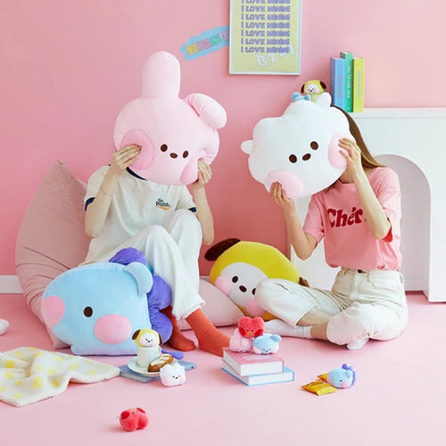 BT21 Official Minini Face Big Cushion + Free Express Shipping