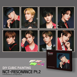 NCT Official Resonance Official DIY Cubic Painting + Photocard 