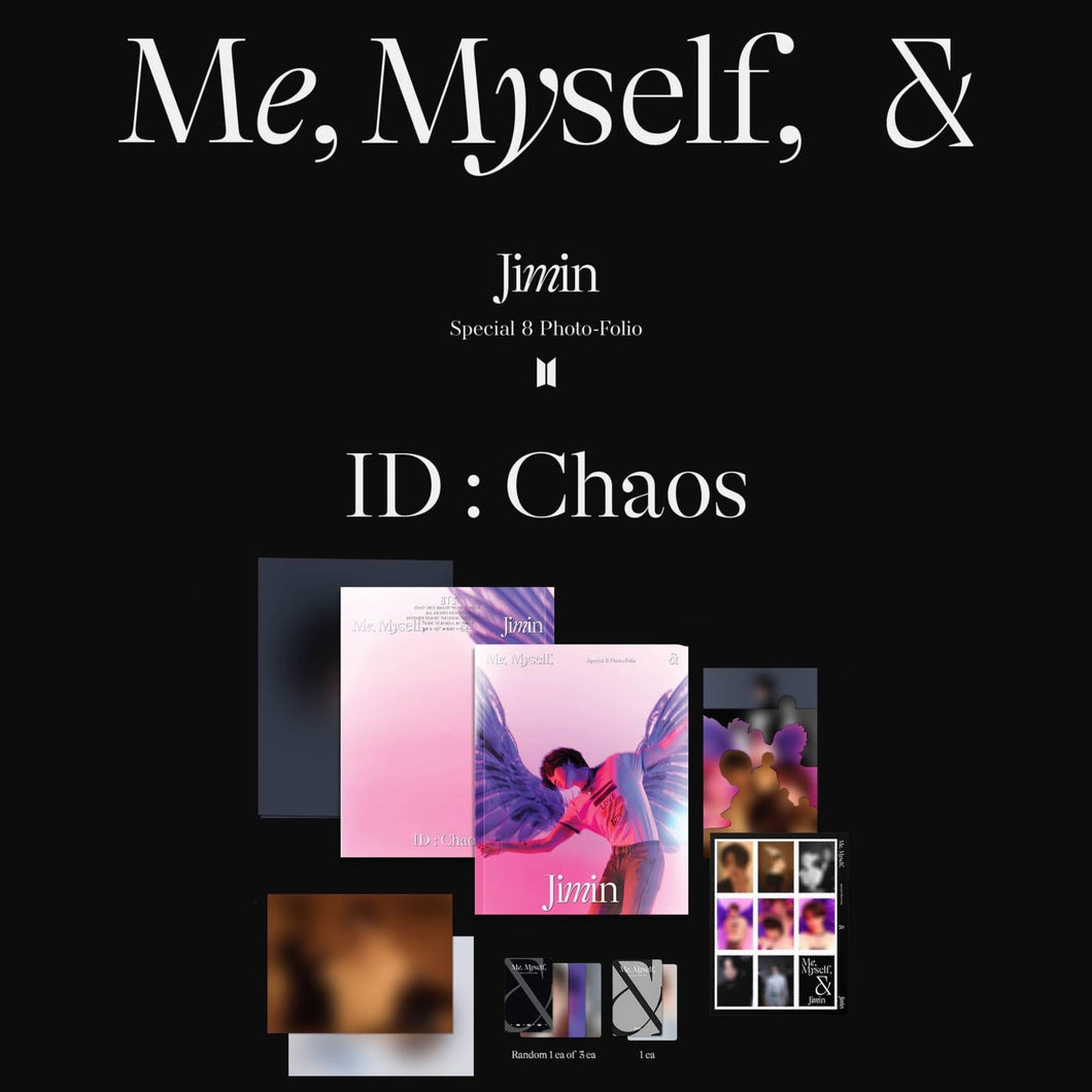 JIMIN - Special 8 Photo Folio Me, Myself, and Jimin - ID: CHAOS (2nd Preoder)