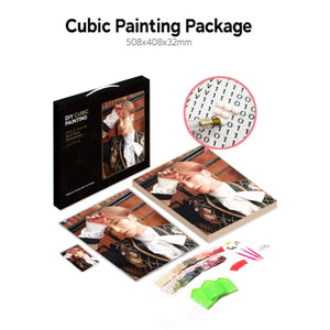 Super Junior Official The Renaissance Official DIY Cubic Painting + Photocard (Free Express Shipping)