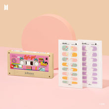 BTS Official Jellymix Collaboration PLAY THE Dynamite Gel Nail Strip