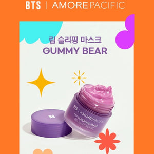 AMOREPACIFIC X BTS - Official Lip Sleeping Mask Gummy Bear 20g (Limited Edition)