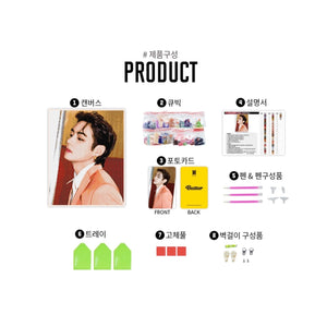 BTS BUTTER Official DIY Cubic Painting Ver 6 + Photocard (Free Shipping)