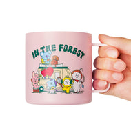 BT21 Official In The Forest Doll Picnic Stainless Mug 400ml