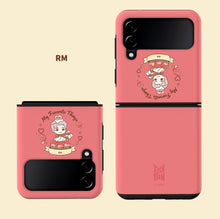 TinyTAN Official SWEET TIME Clear Dual Guard Case Galaxy Z FLIP 3