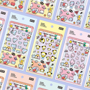 BT21 JAPAN - Official Baby Clear Sticker Minini Version 7SET