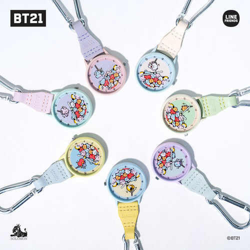 BT21 JAPAN - Official Minini Carabiner Watch