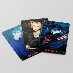 55pcs/set ATEEZ Lomo Cards THE WORLD EP.1 : MOVEMENT Guerrilla Photocards Lomo Cards Set (Fan Goods)