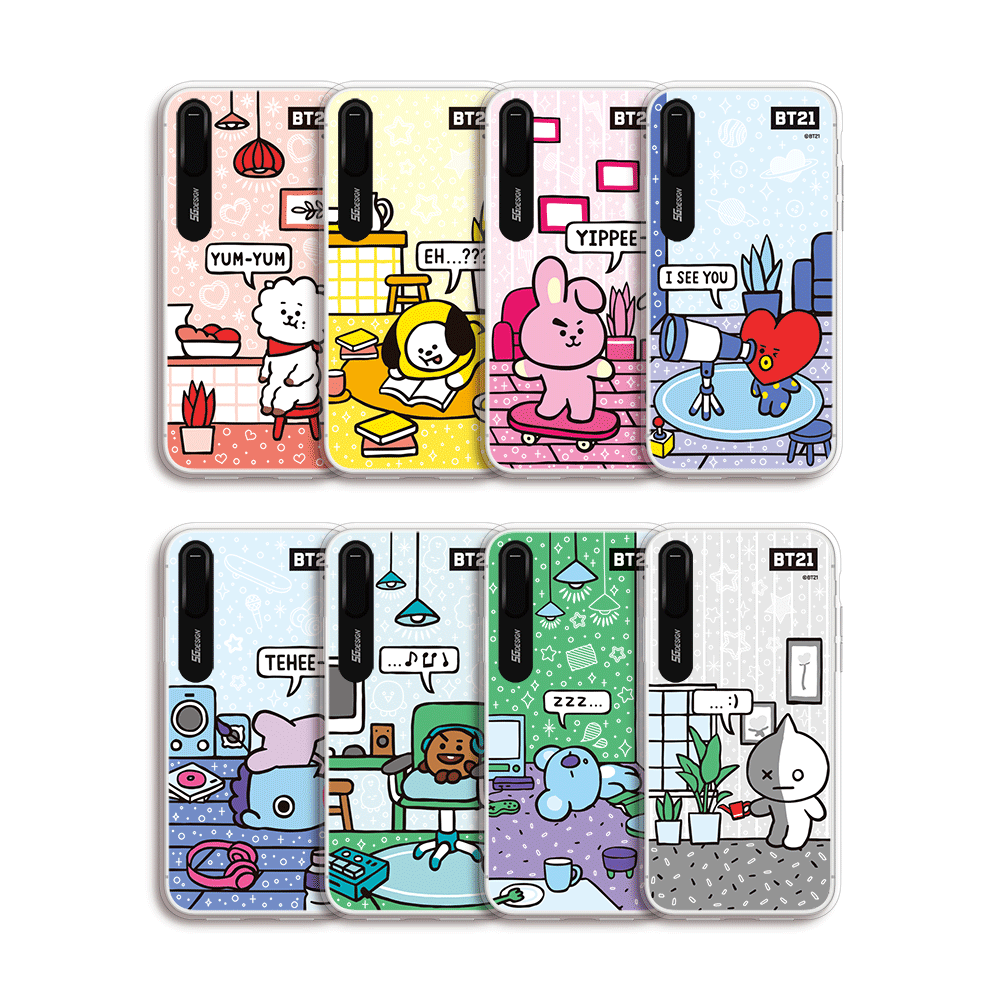[BT21] ROOMIES GRAPHIC LIGHT UP CASE (HYBRID) FOR IPHONE