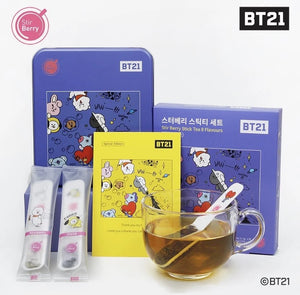 BT21 Official Stir Berry Stick Tea Set