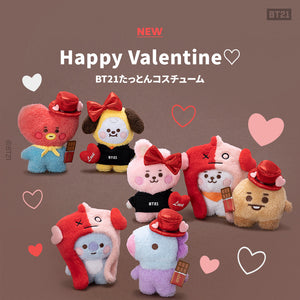 BT21 JAPAN - Official Valentines Day Costume for S Size Tatton