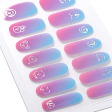BT21 JAPAN - Official Baby Gel Nail Sticker Purple Gradation