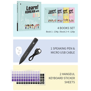 BTS Official - Learn! KOREAN with BTS BOOK Package + FREE Express Shipping