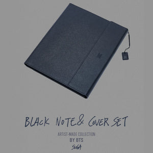 ARTIST MADE COLLECTION SUGA BLACK NOTE & COVER SET