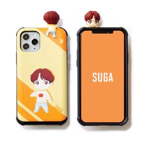BTS Official CHARACTER Figure Slide Bumper Case Edge Line Version (for iPhone and Samsung)