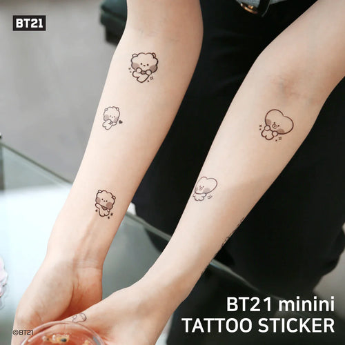 BT21 Official Minini Tattoo Sticker