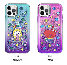 BT21 Official Jelly Candy Bling Aqua Case (For iPhone)