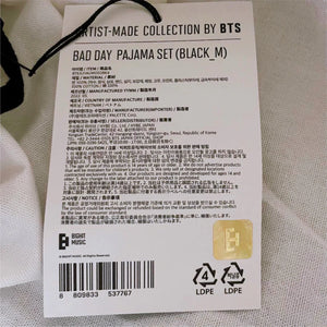 ARTIST MADE COLLECTION - JIN GOOD DAY / BAD DAY PAJAMA (M&L SIZE)
