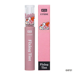 BT21 JAPAN - Official Etude Official House Cooky On Top Fixing Tint Complete Set (7ea)
