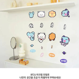 BT21 Minini Acrylic Mobile 5pcs SET