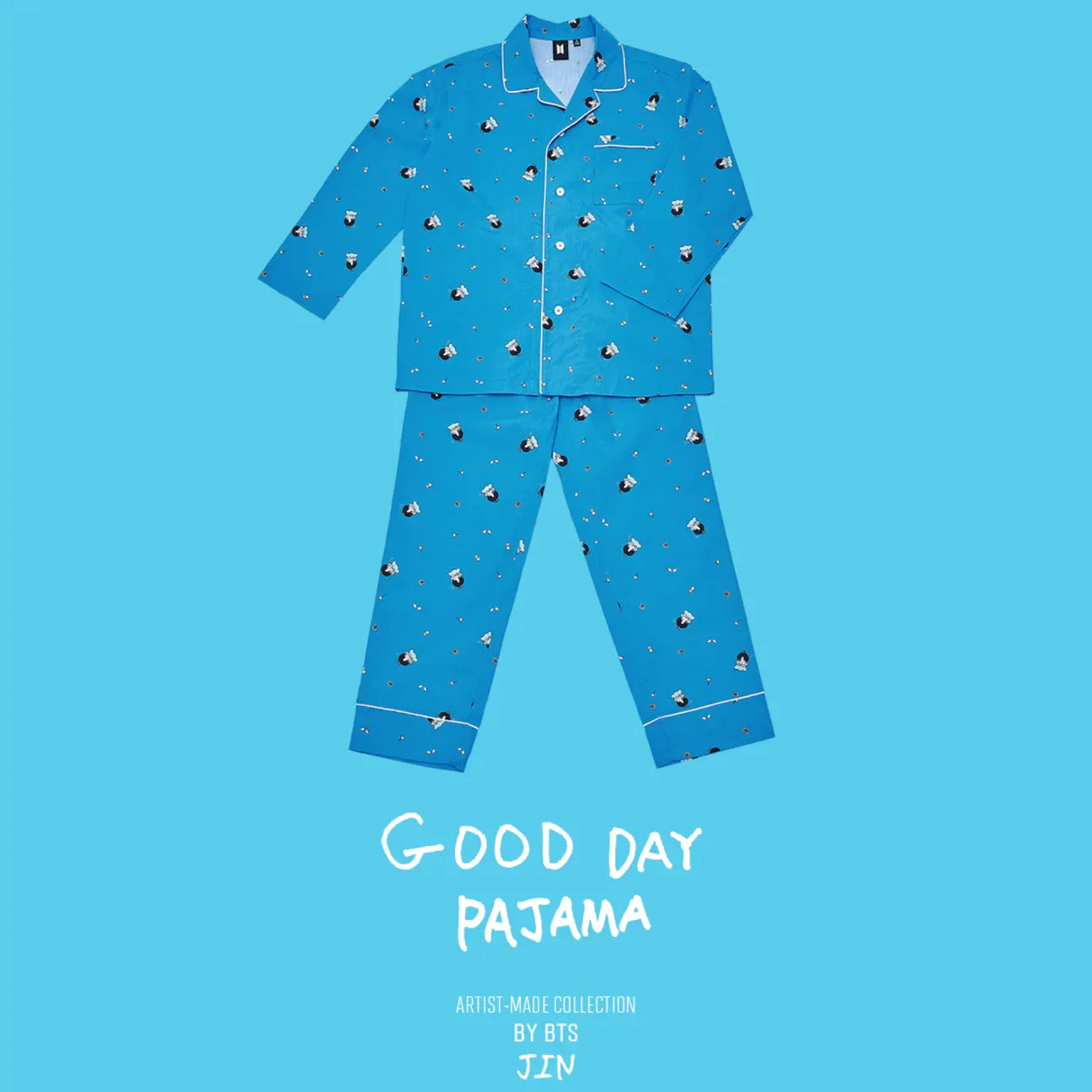 BTS 防弾少年団 FC公式 ARTIST-MADE GOOD DAY PAJAMA Mサイズ ジン BTS 防弾少年団 FC公式 ARTIST-MADE GOOD DAY PAJAMA Mサイズ ジン