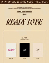 TWICE - READY TO BE + PO Benefit (You can Choose Version)