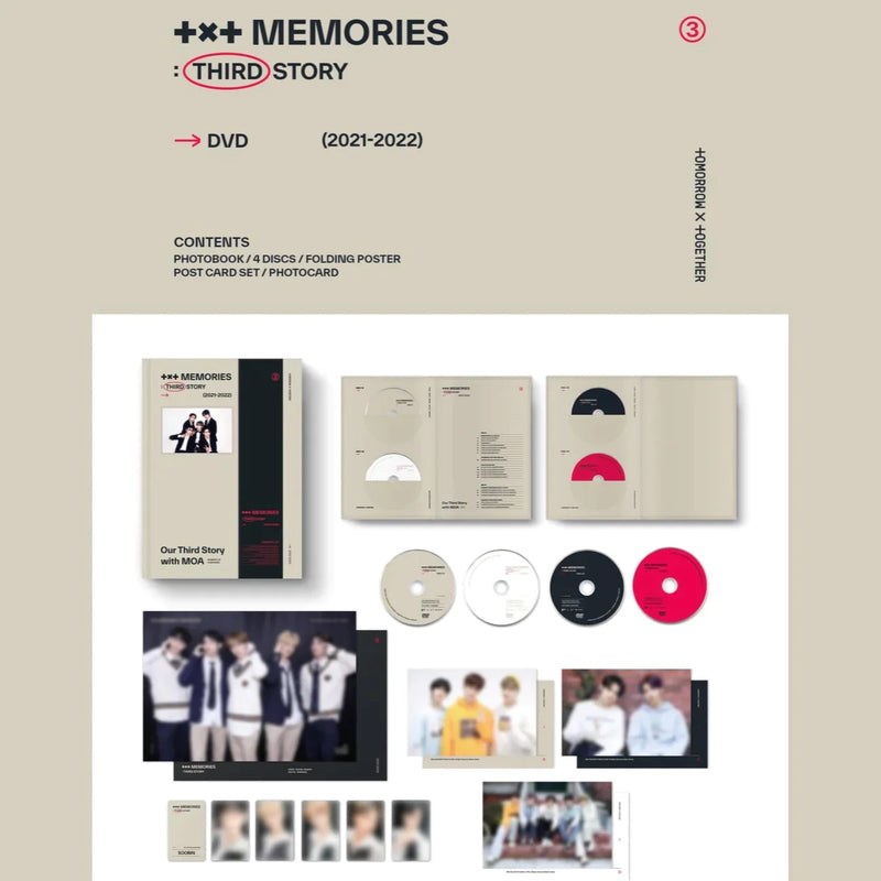 TOMORROW X TOGETHER : MEMORIES THIRD STORY DVD – kheartshop