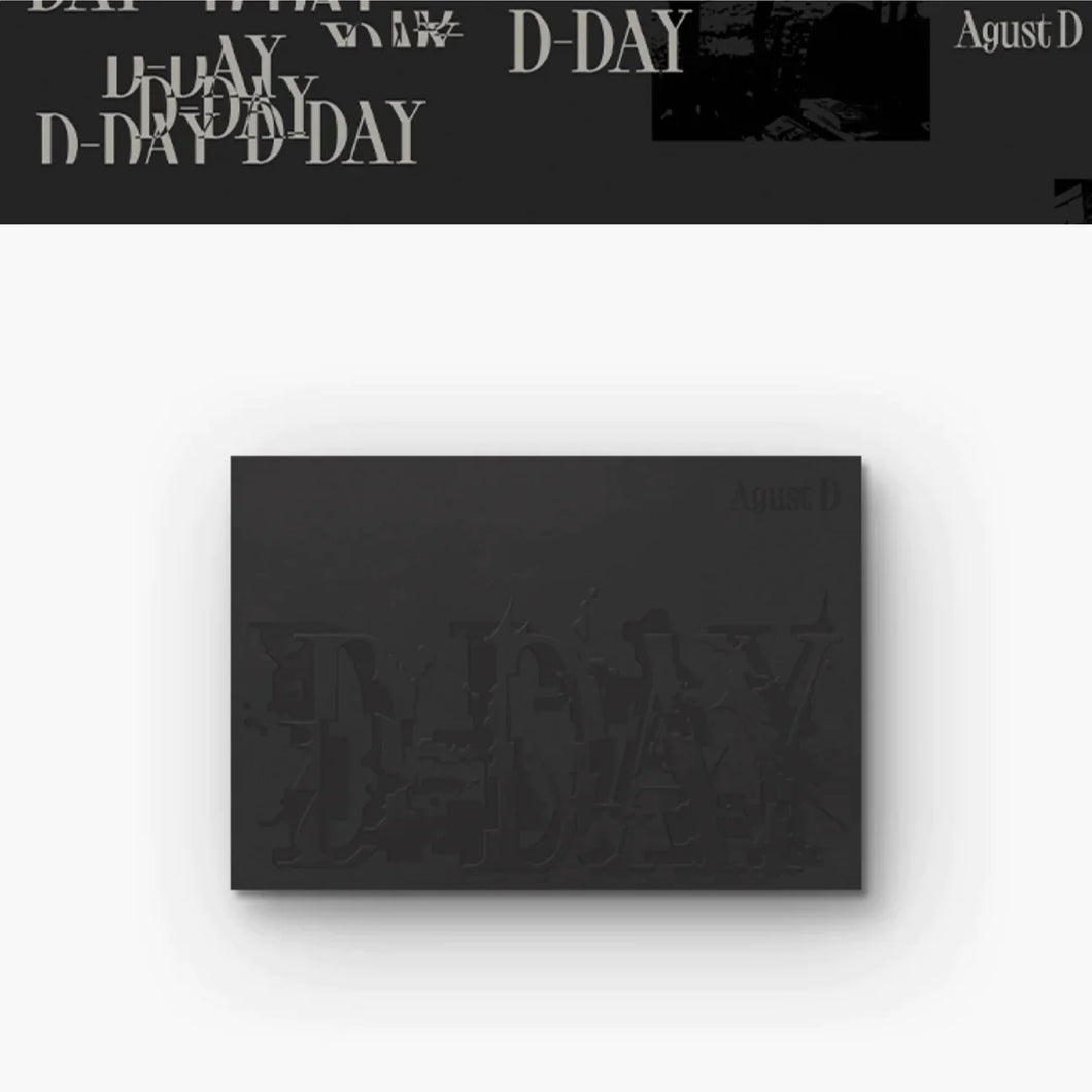BTS SUGA - Agust D D-DAY 1st Solo Album ( Weverse Albums Ver. )