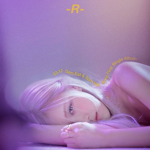 BLACKPINK Rosé - R - First Single Album