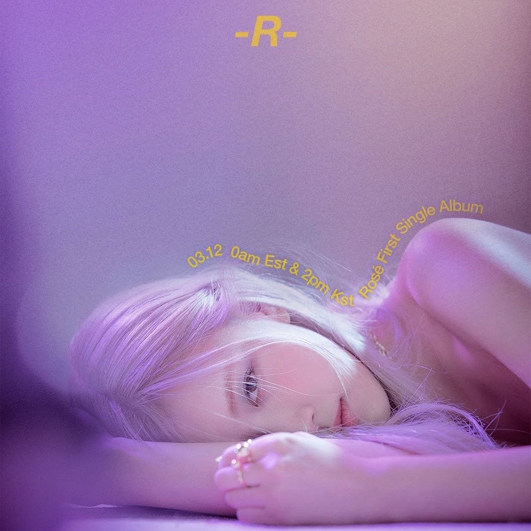 BLACKPINK Rosé - R - First Single Album