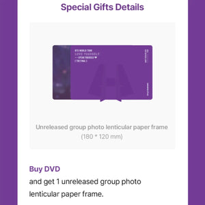 BTS OFFICIAL World Tour Love Yourself: SPEAK YOURSELF THE FINAL DIGITAL CODE + WEVERSE PO