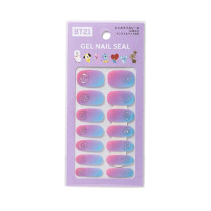 BT21 JAPAN - Official Baby Gel Nail Sticker Purple Gradation