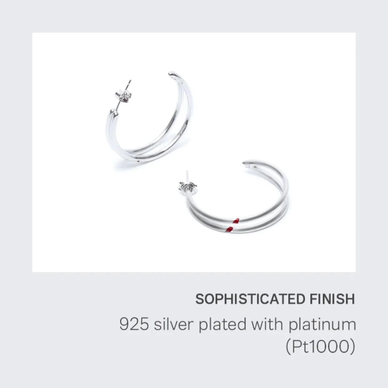 ARTIST MADE COLLECTION - JIMIN RED CARVING EARRING – kheartshop