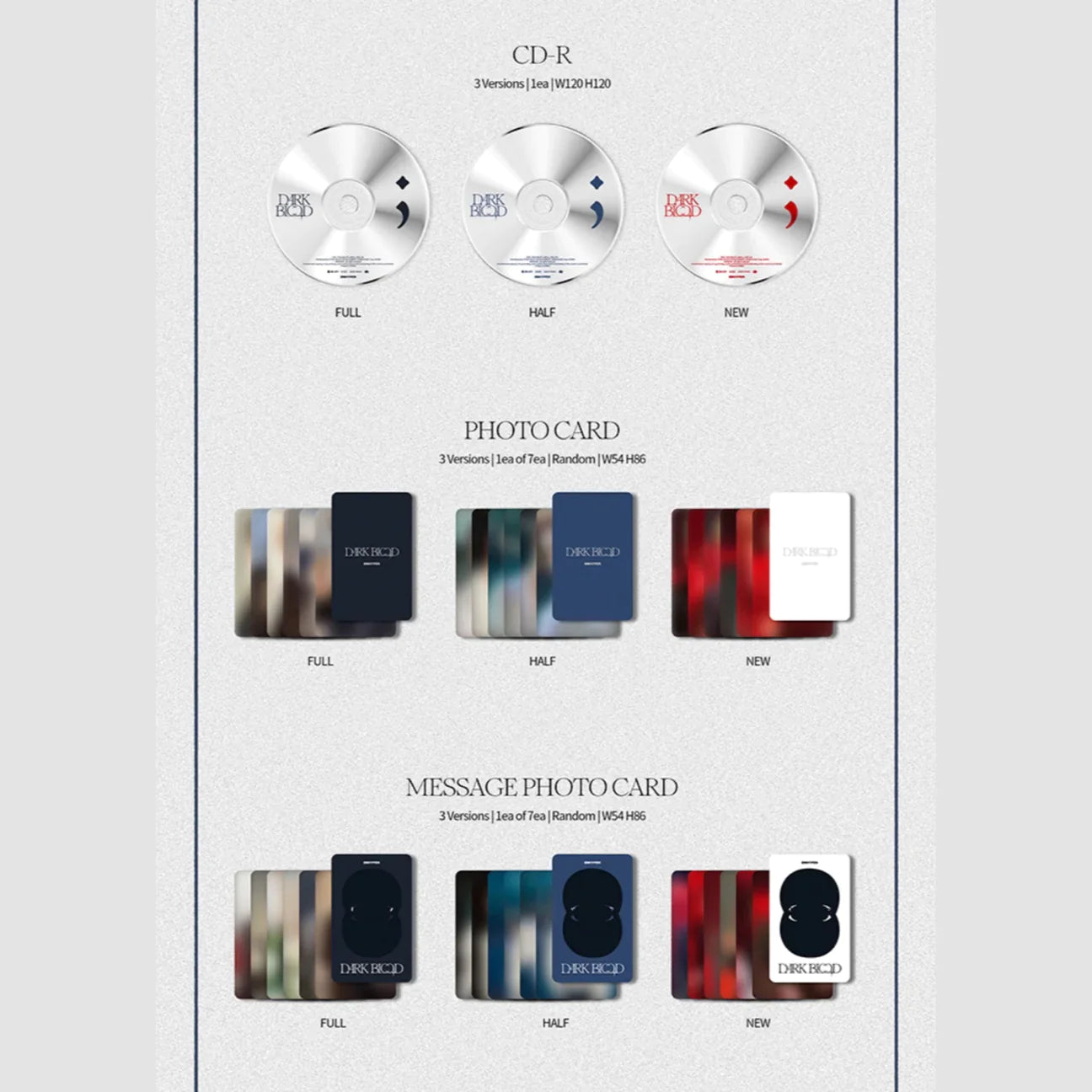 ENHYPEN - DARK BLOOD 4th Mini Album (You Can Choose Version