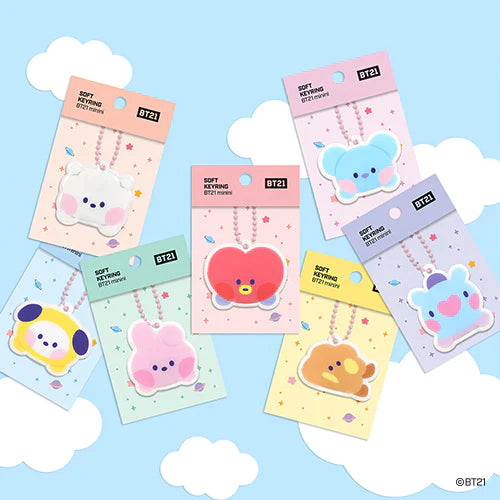 BT21 Official Minini Soft Keyring